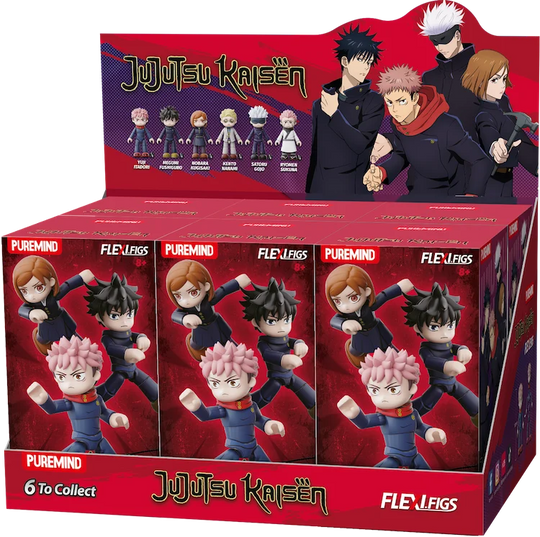 JUJUSTU KAISEN - Flexi Figs Vol.1 - Blind Box (6pcs)