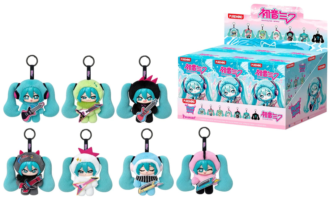 HATSUNE MIKU - Hatsune Miku Punk Rock - Blind Box Vinyl Plush (6pcs)
