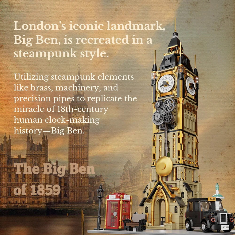 PANTASY - Steampunk Clock Tower Park - Building block