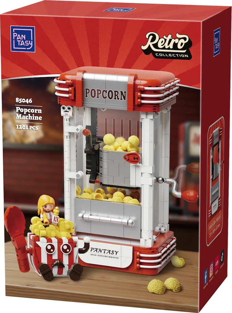 PANTASY - Popcorn Machine - Building block 1201 pcs