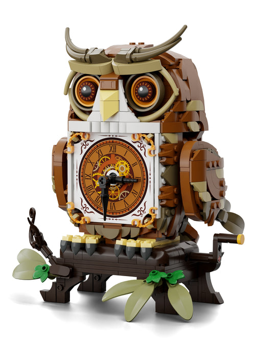 PANTASY - Owl Clock - Building block 897 pcs
