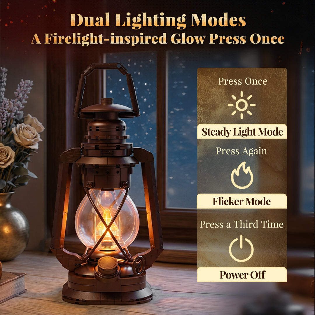 PANTASY - Kerosene Lamp - Building block 379 pcs