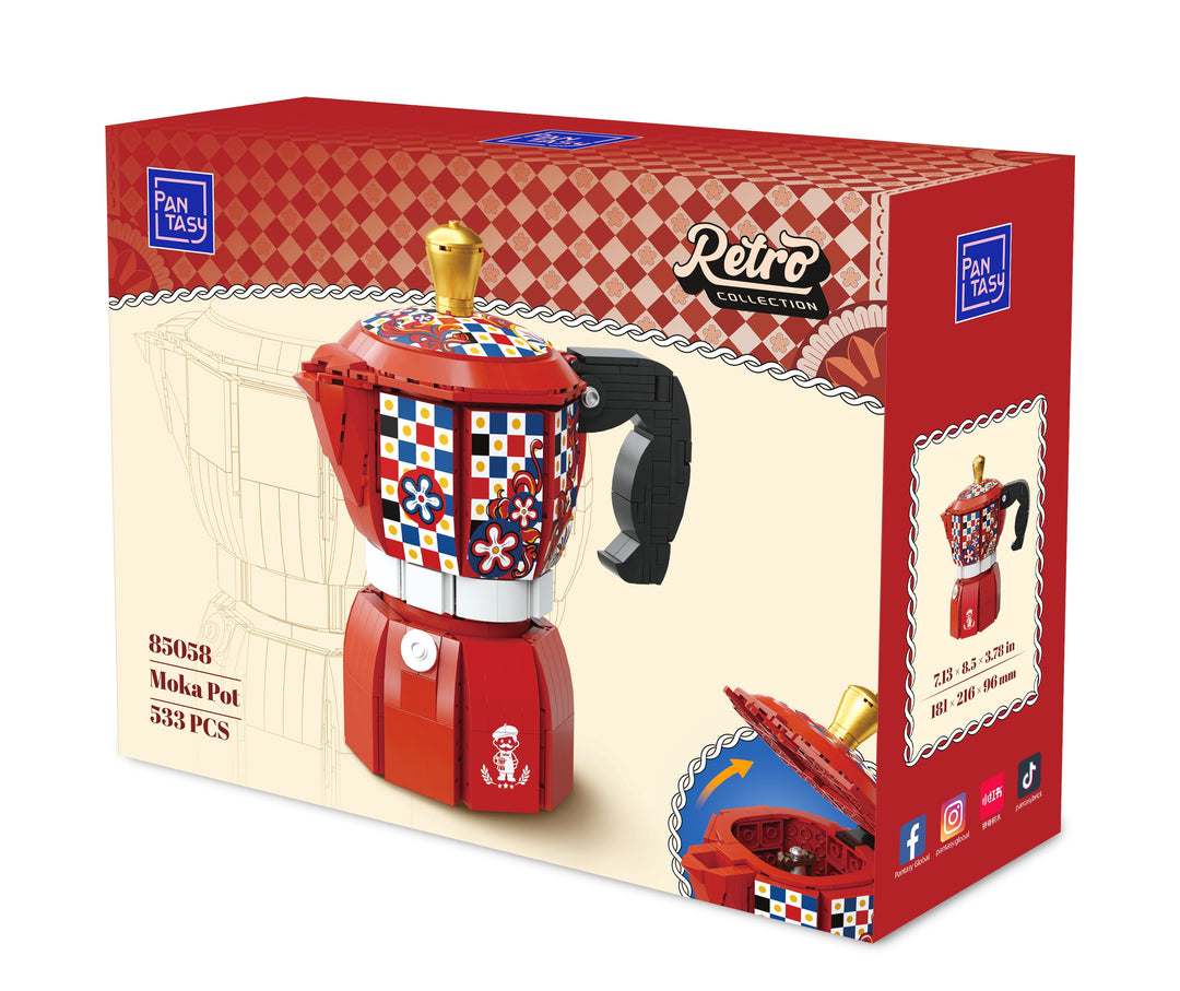 PANTASY - Moka Pot - Building block 533 pcs