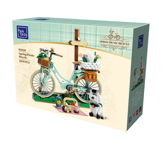 PANTASY - Spring Picnic Bicycle - Building block 1079 pcs