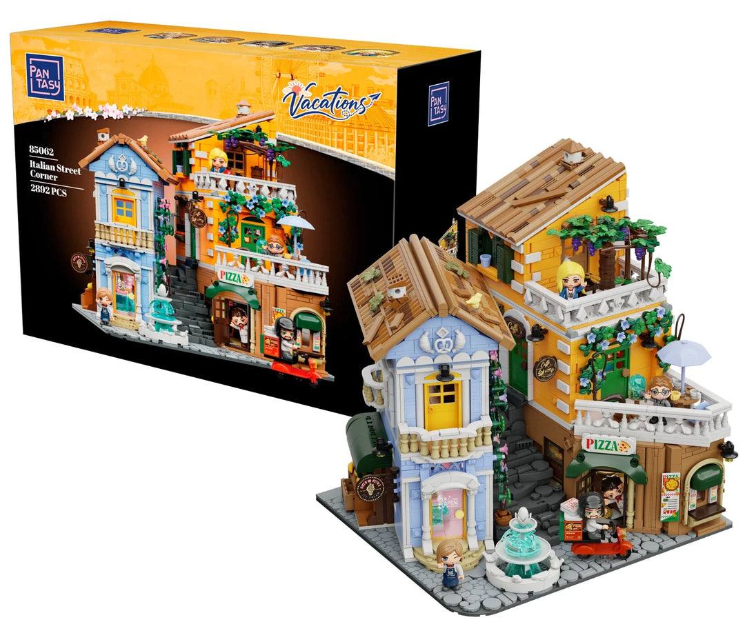 PANTASY - Italian Street Corner - Building block 2892 pcs