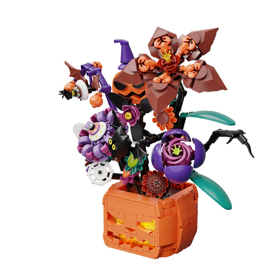 PANTASY - Midnight Pumpkin bouquet - Building block 570 pcs