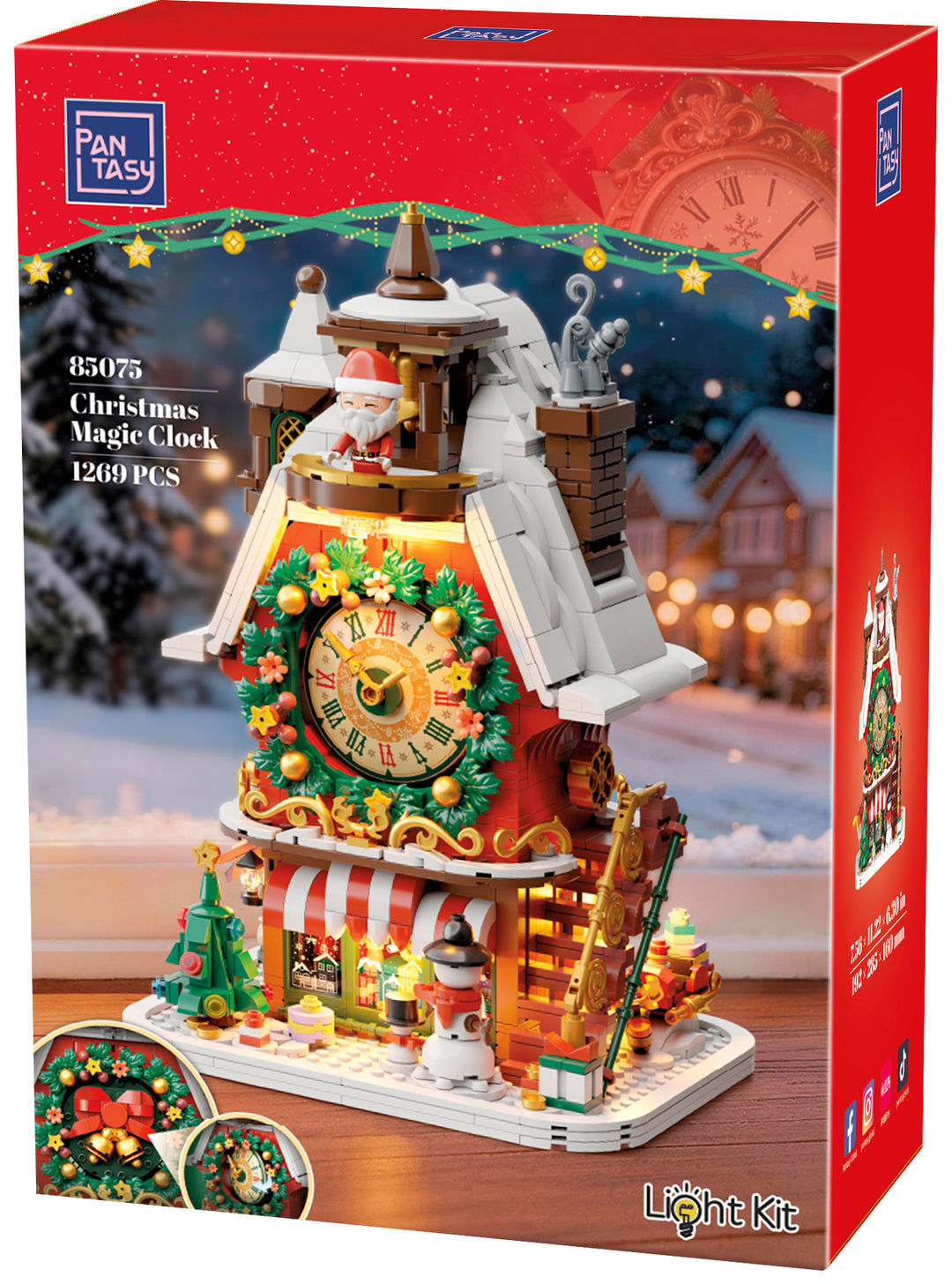 PANTASY - Christmas Magic Clock - Building block 1269 pcs