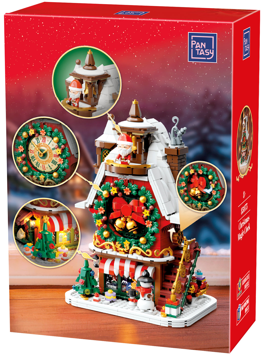 PANTASY - Christmas Magic Clock - Building block 1269 pcs