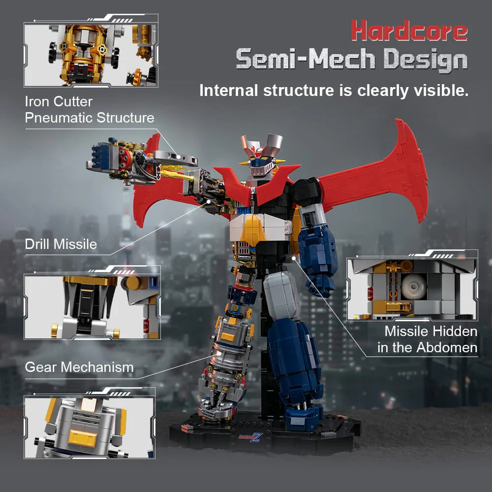 MAZINGER Z - Mechanical Mazinger Z - Building block 1901 pcs