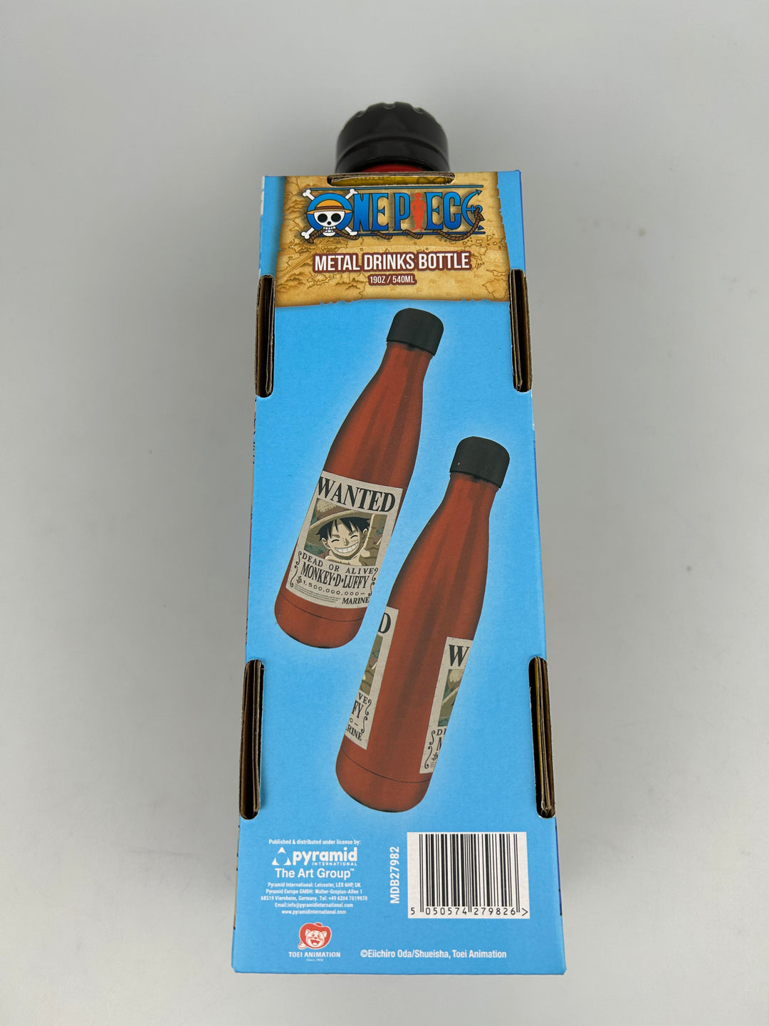 ONE PIECE - Luffy Wanted - Metal Bottle - 19 oz