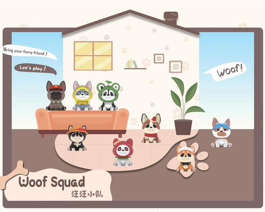 SKYPIER TOYS - Woof Squad Series Blind Box (8pcs) - 8cm