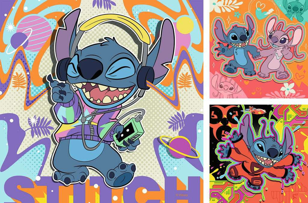 LILO & STITCH - Playing all day - 3 Puzzle 49P