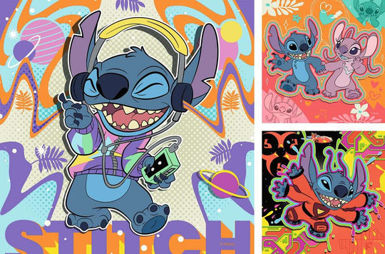 LILO & STITCH - Playing all day - 3 Puzzle 49P