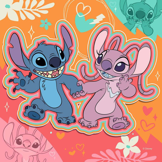 LILO & STITCH - Playing all day - 3 Puzzle 49P