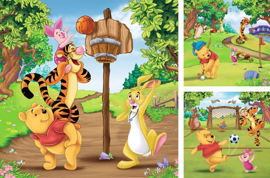 WINNIE THE POOH - Sports day - 3 Puzzle 49P