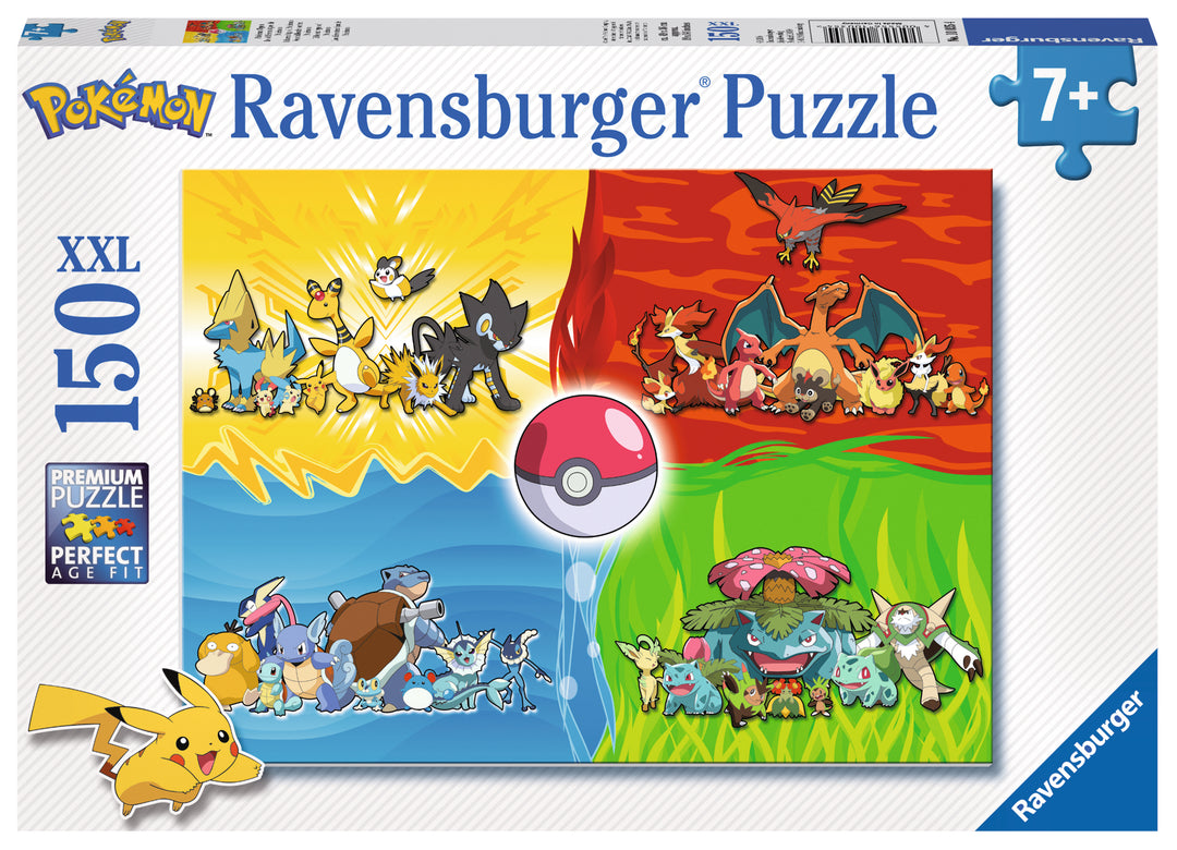 POKEMON - Puzzle Pokemon Types - 150 Pces