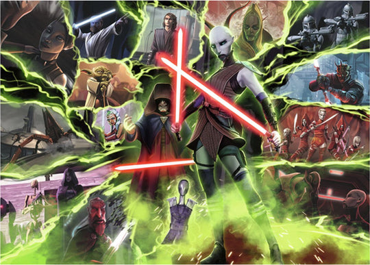 STAR WARS - Puzzle Villainous 1000P - Asajj Ventress