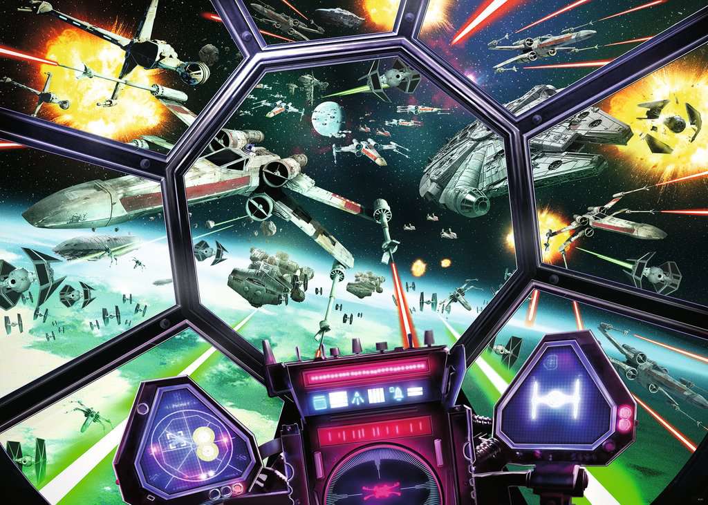 STAR WARS - Puzzle 1000P - TIE Fighter Cockpit