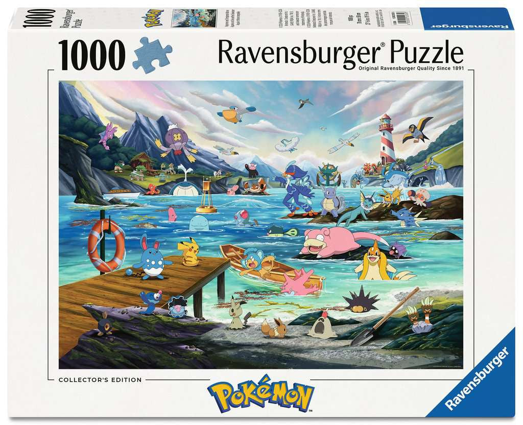 POKEMON - Vaporeon & Temperate Marine - Puzzle 1000P