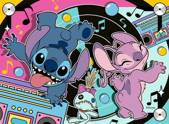 LILO & STITCH - 4 Puzzle 12/16/20/24P - Stitch & Angel
