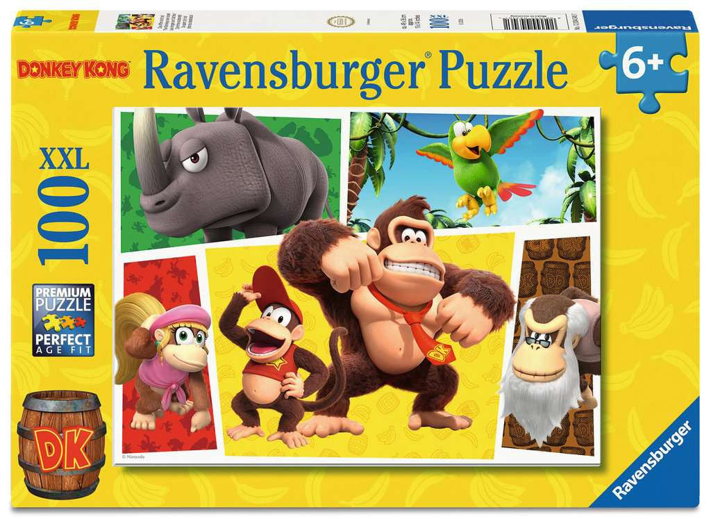 DONKEY KONG - The monkeys are on the loose! - Puzzle 100P XXL