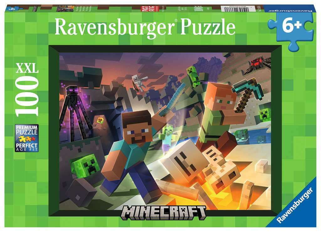 MINECRAFT - Minecraft monsters - Puzzle 100P XXL