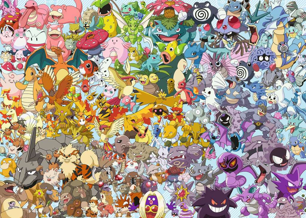 NINTENDO - Puzzle Challenge 1000P - Pokemon
