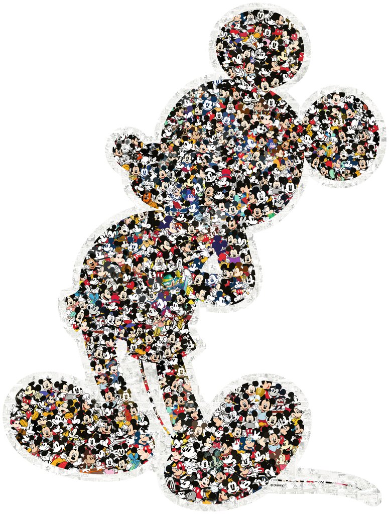 DISNEY - Puzzle 940P - Shaped Mickey