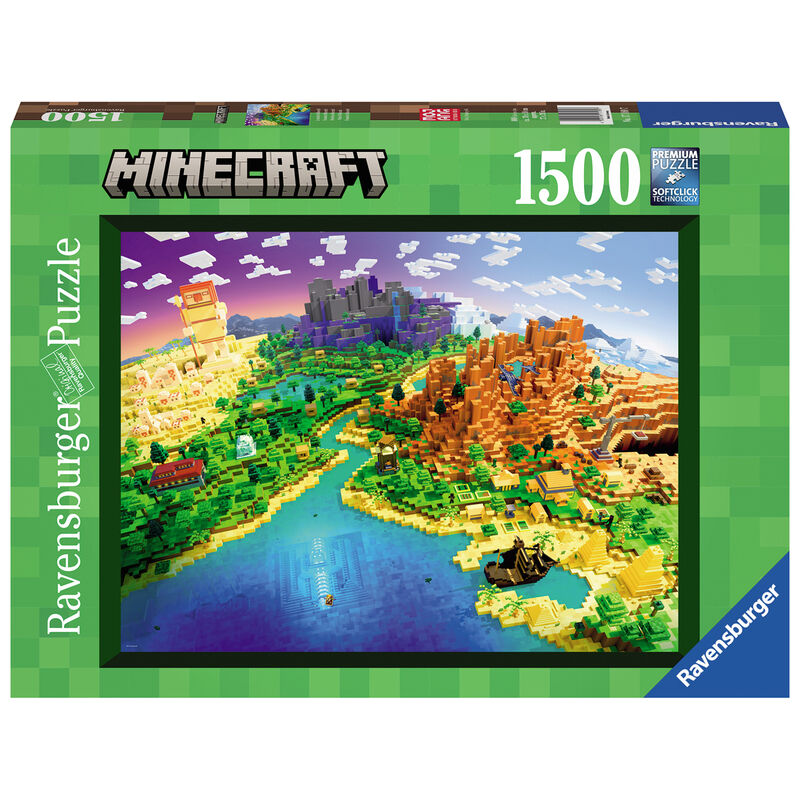 MINECRAFT - Puzzle 1500P - The world of Minecraft