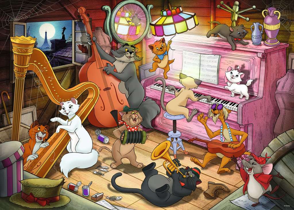 DISNEY - Puzzle Collector's Edition 1000P - The Aristocats