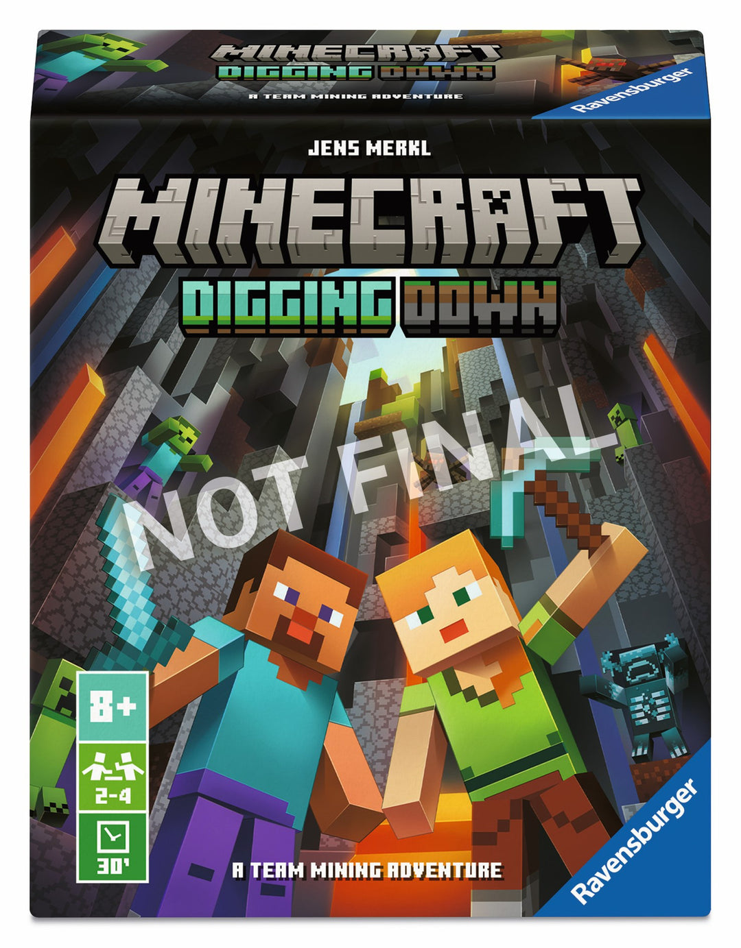 MINECRAFT - Digging Down - Cooperative card game
