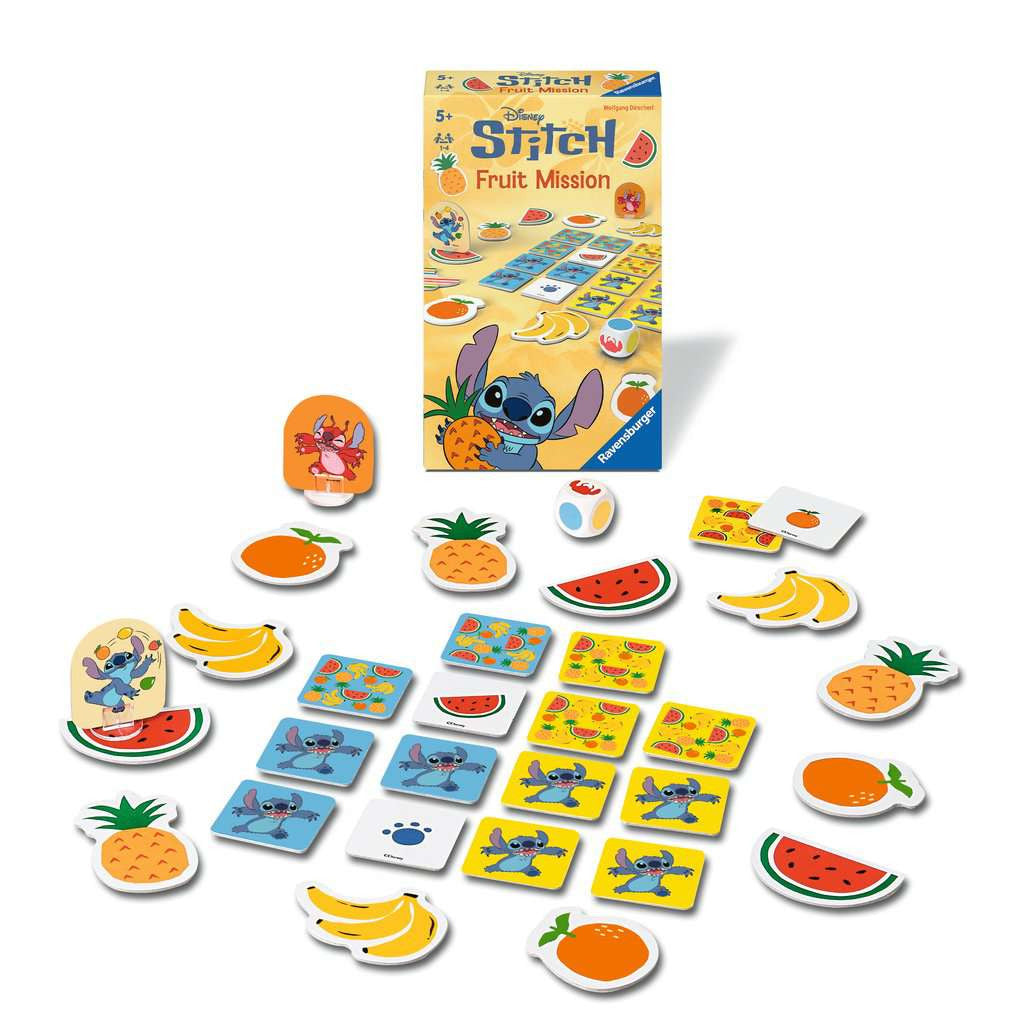 DISNEY - Stitch - Fruit Mission - Bring Along Game