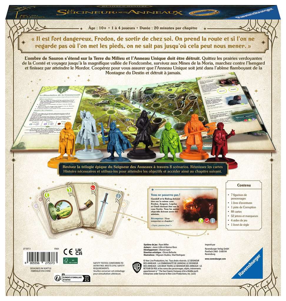 LORD OF THE RINGS - Adventure Book Game (FR Only)