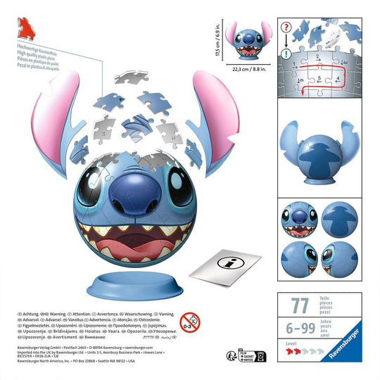 DISNEY - Puzzle 3D - Stitch 77p
