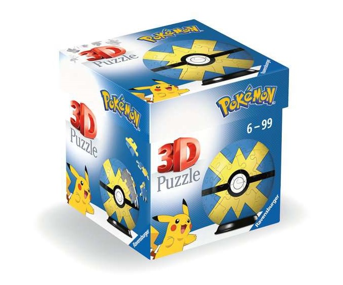 POKEMON - Puzzle 3D - Quick Ball 54p