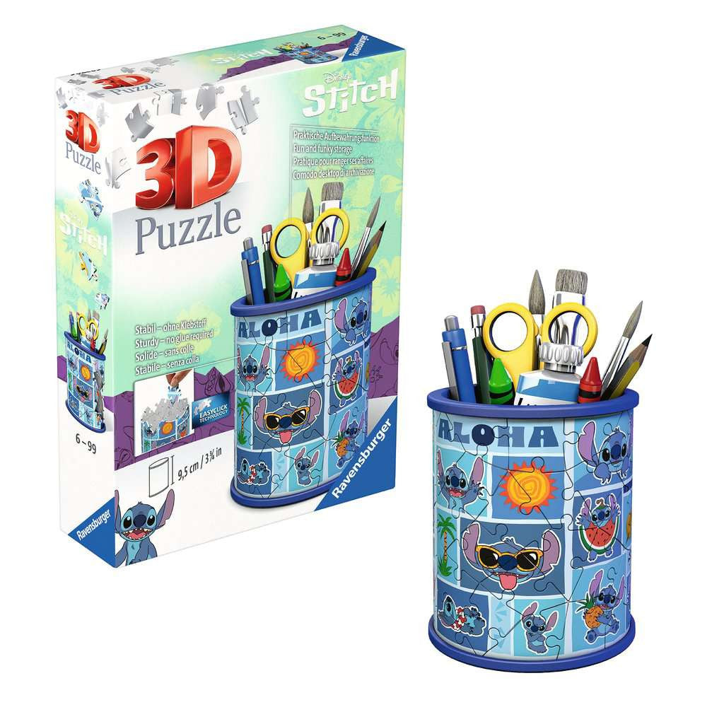 DISNEY - Stitch - Puzzle 3D - Pencil Cup 54p