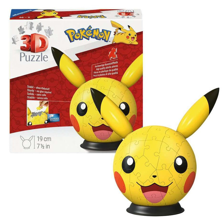 POKEMON - Puzzle 3D 72p - Pikachu