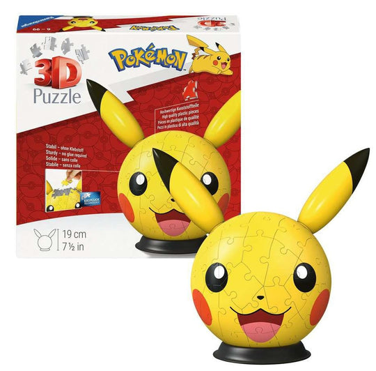 POKEMON - Puzzle 3D 72p - Pikachu