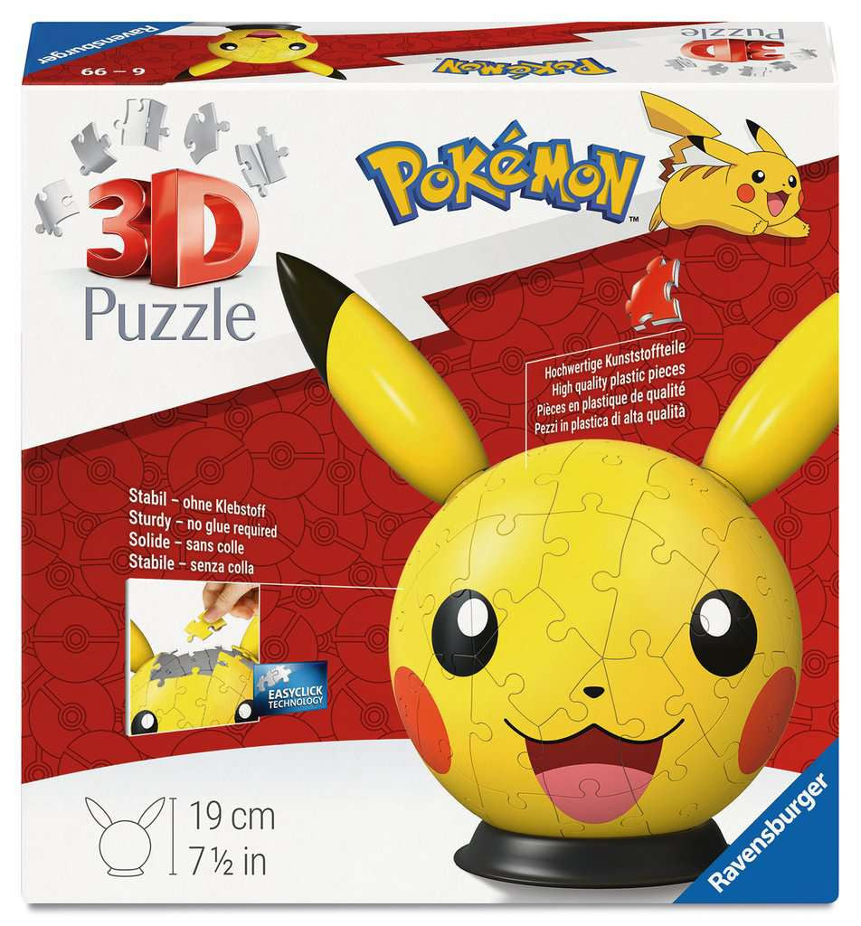 POKEMON - Puzzle 3D 72p - Pikachu
