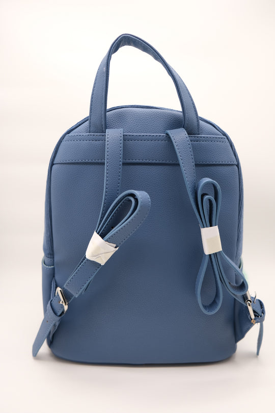 STITCH & ANGEL - Fashion Duo Blue Corduroy BackPack - '28x22x11cm'