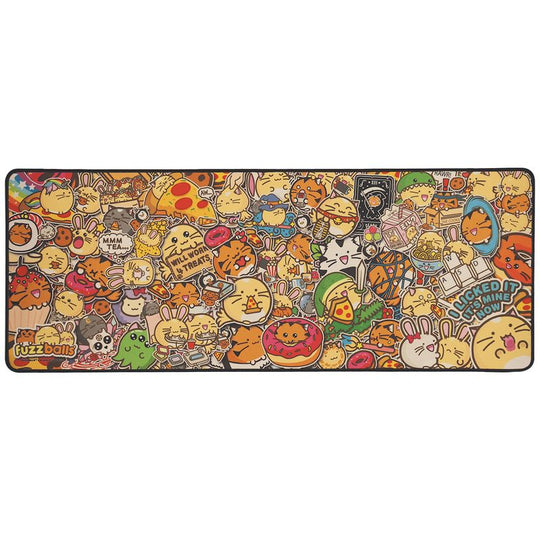 FUZZBALLS - XL Desktop Mat + 1 Coaster