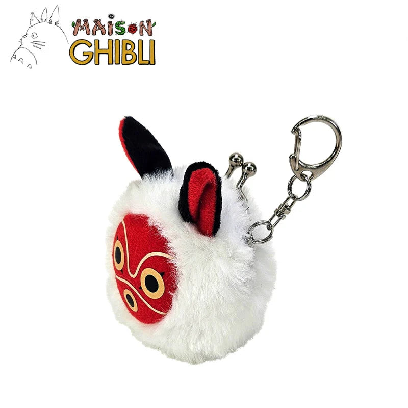 PRINCESS MONONOKE - San's Mask - Fuwafuwa Mini purse 8.5cm