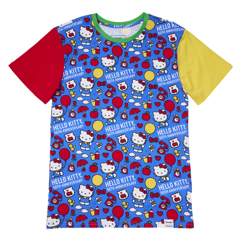 HELLO KITTY - 50th Anniversary - T-Shirt Unisex Loungefly (S)