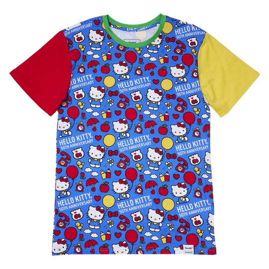 HELLO KITTY - 50th Anniversary - T-Shirt Unisex Loungefly (S)