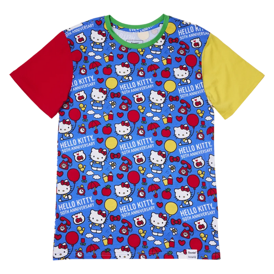 HELLO KITTY - 50th Anniversary - T-Shirt Unisex Loungefly (L)