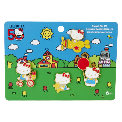 HELLO KITTY - 50th Anniversary - 4 Pins Set