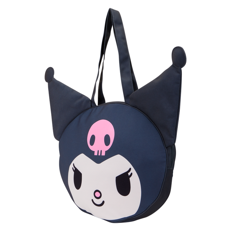SANRIO - Kuromi - Oversize Canvas Tote Bag LoungeFly