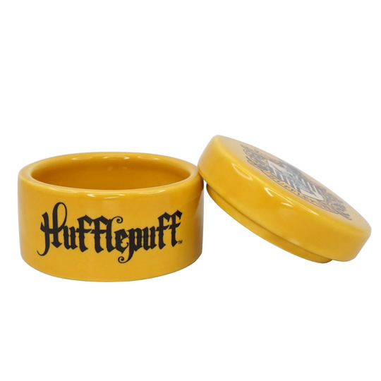 HARRY POTTER - Hufflepuff - Ceramic Round Box