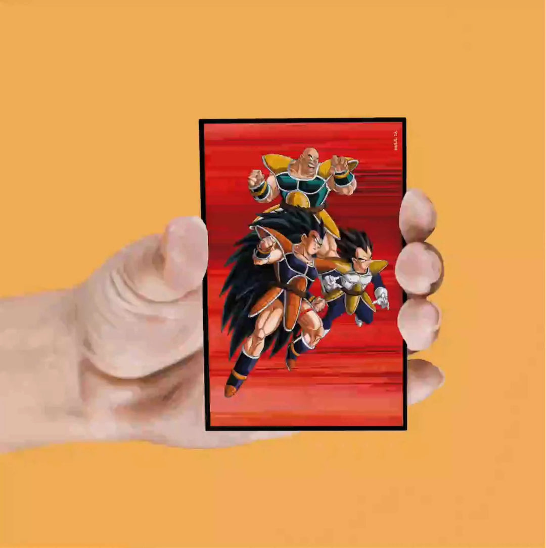 DRAGON BALL Z - Characters - Set of 4 Lenticular Magnet