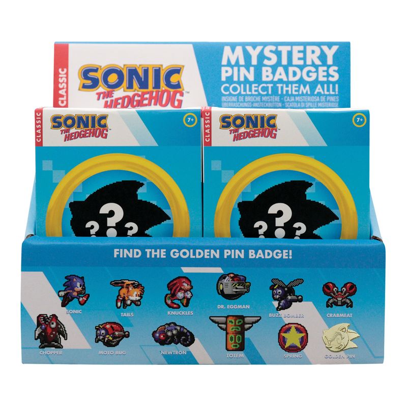 SONIC - Mystery Box of 12 Pin Badge